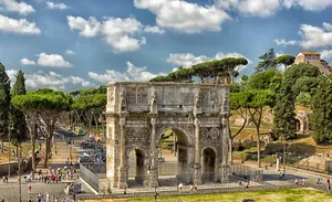 Arch Of Constantine Historical Landmark Wallpaper