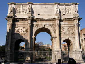 Arch Of Constantine Up Close Wallpaper