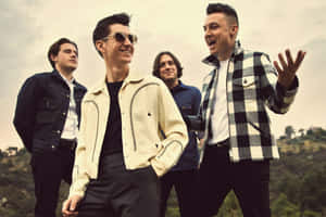 Arctic Monkeys Band Outdoors Wallpaper