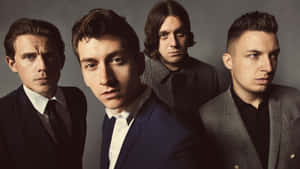 Arctic Monkeys Band Portrait Wallpaper