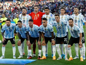 Argentina National Football Team Group Photo Wallpaper