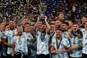 Argentina National Football Team Qualify World Cup Wallpaper