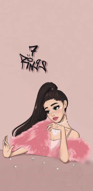 Ariana Grande Looks Fierce And Untouchable, Glowing Proudly Wearing Seven Rings Wallpaper