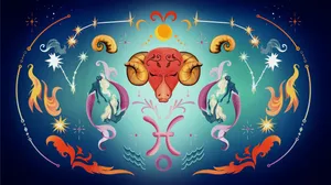 Aries Zodiac Sign Artwork Wallpaper