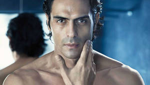 Arjun Rampal Hand On Face Wallpaper