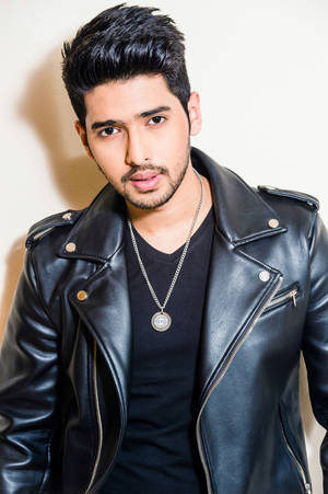 Armaan Malik Biker Jacket Wallpaper