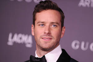 Armie Hammer At Lacma Event Wallpaper