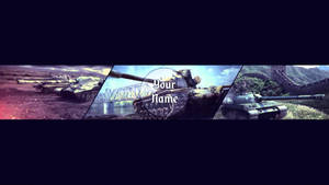 Armored Tank Youtube Banner Wallpaper