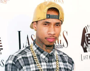 Artist Tyga Performing At Live Concert Wallpaper