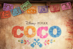 Artistic Digital Art Of Coco Title Wallpaper