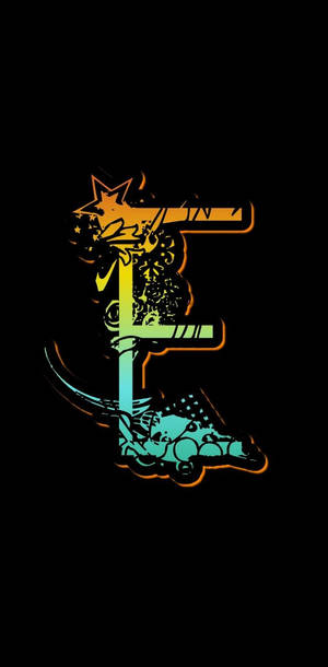 Artistic Letter E Wallpaper