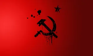 Artistic Representation Of The Soviet Union Flag Wallpaper