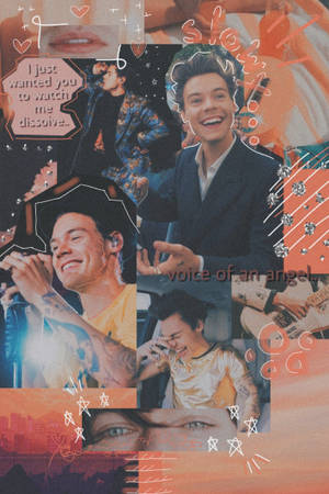 Artwork For Harry Styles Aesthetic Screen Wallpaper