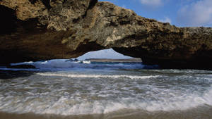 Aruba Natural Bridge Wallpaper