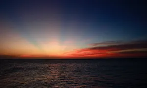 Aruba Radiant Sunset Wallpaper