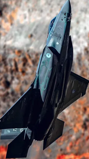 Ascending Greenish-grey Jet Iphone Wallpaper