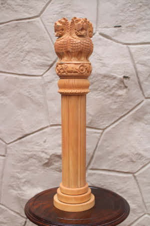 Ashoka Pillar Small Statue Wallpaper