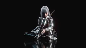 Asian Women With Silver Hair Wallpaper