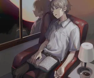 Asleep Anime Boy Wallpaper