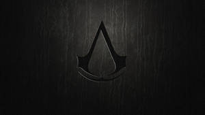 Assassin's Creed Black Gaming Logo Wallpaper