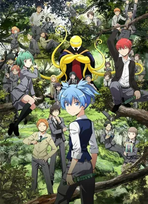 Assassination Classroom Cast In The Jungle Wallpaper
