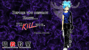 Assassination Classroom Purple Poster Wallpaper