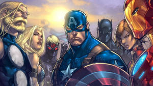 Assemble The Avengers To Save The World! Wallpaper