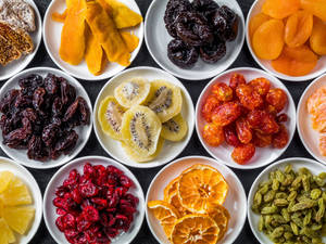 Assorted Dried Fruits Currant Berries Healthy Snack Wallpaper