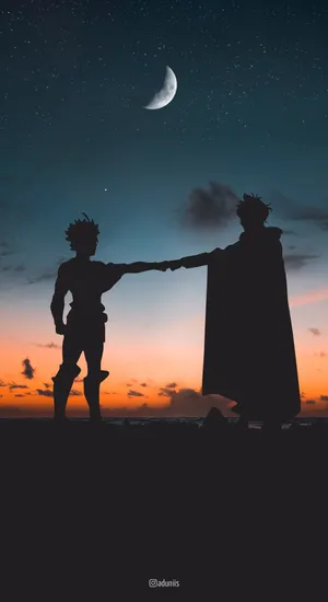 Asta And Yuno Aesthetic Anime Iphone Wallpaper