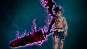 Asta Black Clover 4k Demon Sword Anti Magic Power Wallpaper