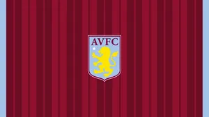 Aston Villa Fc Striped Wallpaper
