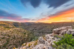 Astonishing View Of Carlsbad Caverns National Park Wallpaper