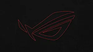 Asus R O G Logo Redon Black Wallpaper