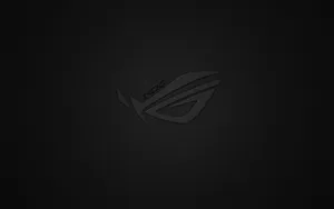 Asus Rog 4k Gaming Black Logo On Black Wallpaper