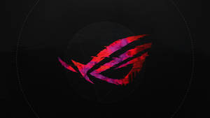 Asus Rog 4k Gaming Glitching Logo Wallpaper
