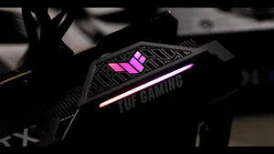 Asus T U F Gaming Graphics Card Illumination Wallpaper
