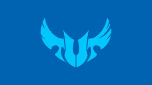 Asus T U F Gaming Logo Blue Background Wallpaper