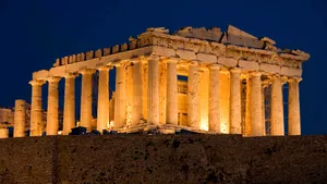 Athenian Acropolis Historical Landmark Remains Wallpaper