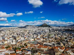 Athens Big City Mount Lycabettus Wallpaper