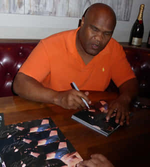 Athlete Autograph Session Wallpaper