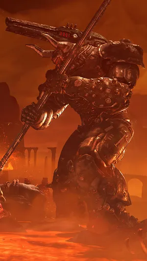 Atlan War Machine Doom Phone Wallpaper