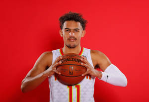 Atlanta Hawks Trae Young Basketball Wallpaper