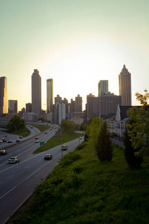 Atlanta Skyline During The Day Wallpaper