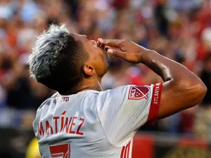 Atlanta United Fc Josef Martinez White Kit Wallpaper