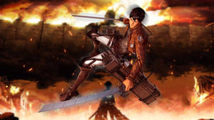 Attack On Titan 4k Fiery Bertholdt Wallpaper