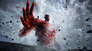 Attack On Titans 4k Colossus Titan Wallpaper