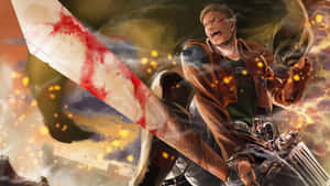 Attackon Titan Characterin Battle Wallpaper