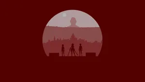 Attackon Titan Silhouette Wallpaper Wallpaper