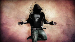 Attitude Boy Wearing Black Hoodie Wallpaper