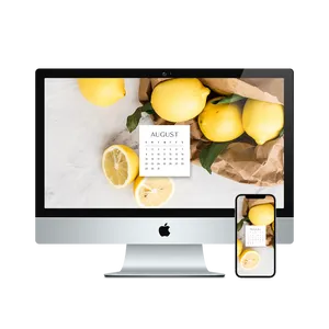 August 2021 Calendar Wallpaper